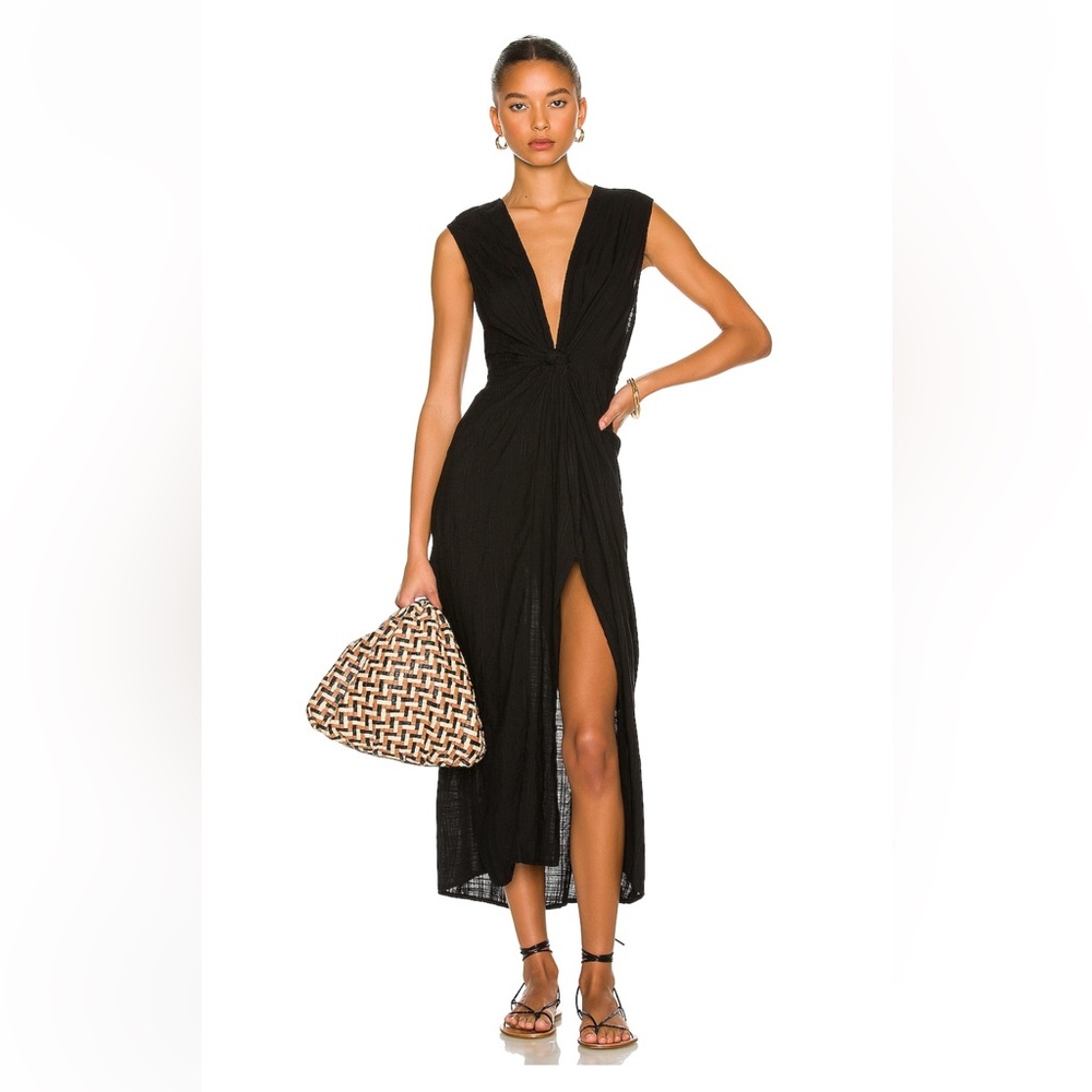 L Space- Down the Line cover up in Black, Size M